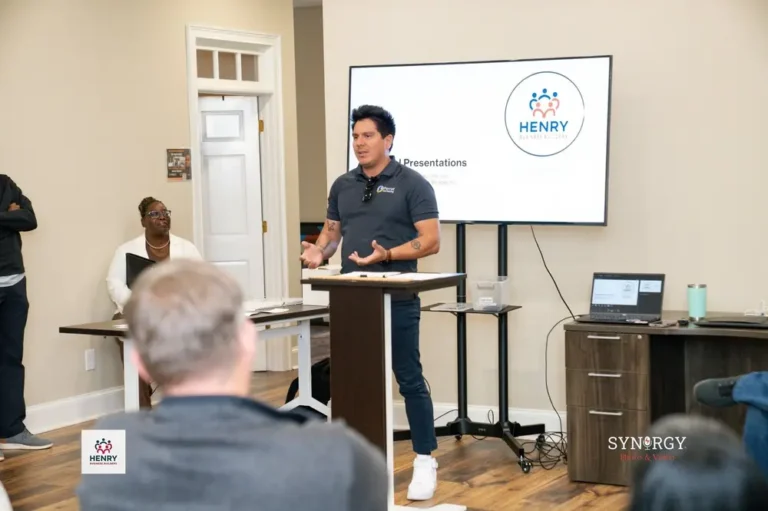 David Zuniga at a local networking event in Henry County