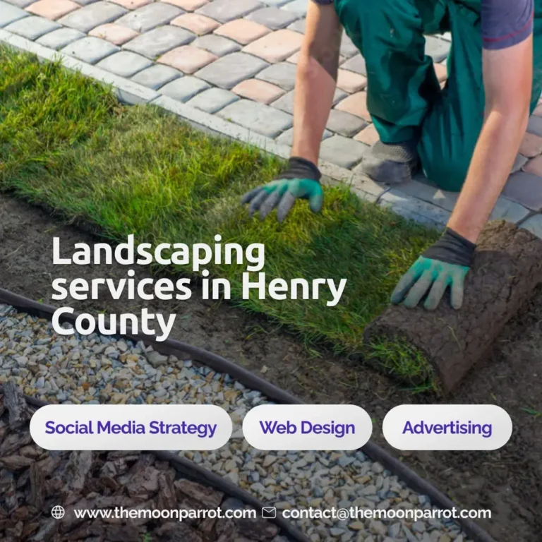 Social media brand content for a local business